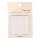 Наклейки для французского маникюра French Nail Guide Sticker 01. Zig Zag, SAEM Корея Наклейки для французского маникюра French Nail Guide Sticker 01. Zig Zag, SAEM Корея