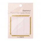 Наклейки для французского маникюра French Nail Guide Sticker 03. Thunder and Lightning, SAEM Корея Наклейки для французского маникюра French Nail Guide Sticker 03. Thunder and Lightning, SAEM Корея