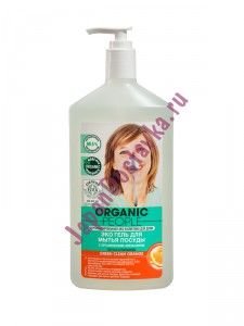 Эко-гель для мытья посуды Green clean orange, ORGANIC PEOPLE (Россия) 500 мл Эко-гель для мытья посуды Green clean orange, ORGANIC PEOPLE (Россия) 500 мл