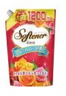 Дезодорирующий антибактериальный кондиционер-ополаскиватель Softener Fragrance Premium Rose с богатым ароматом роз в мягкой упаковке с закручивающейся крышкой, NIHON 1200 мл Дезодорирующий антибактериальный кондиционер-ополаскиватель Softener Fragrance Premium Rose с богатым ароматом роз в мягкой упаковке с закручивающейся крышкой, NIHON 1200 мл