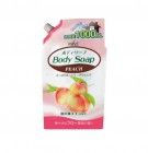 Крем-мыло для тела Wins Body Soap Peach с богатым ароматом персика в мягкой упаковке с закручивающейся крышкой, NIHON 1 л Крем-мыло для тела Wins Body Soap Peach с богатым ароматом персика в мягкой упаковке с закручивающейся крышкой, NIHON 1 л