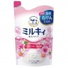Молочное жидкое мыло для тела Milky Body Soap с тонким цветочным ароматом в мягкой упаковке, COW 400 мл Молочное жидкое мыло для тела Milky Body Soap с тонким цветочным ароматом в мягкой упаковке, COW 400 мл