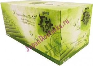 Салфетки для лица с ароматом зеленого чая Bellagio Green Tea, MONALISA 210 шт