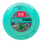 Зубная нить тонкая мятная с волокнами серебра Dental Floss, SPLAT 30 м Зубная нить тонкая мятная с волокнами серебра Dental Floss, SPLAT 30 м