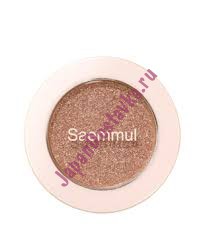 Тени для век с глиттером Saemmul Single Shadow Glitter, оттенок PK05 Soft Rose, THE SAEM   1,6 г