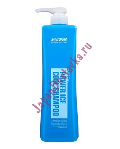 Шампунь для волос охлаждающий Mugens Power Ice Cool Shampoo, WELCOS   1000 г