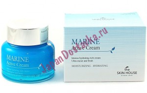 Крем для лица с керамидами Marine Active Cream, THE SKIN HOUSE   50 мл