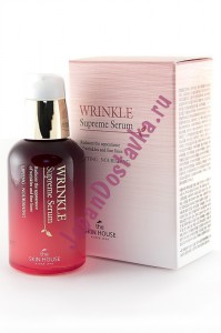 Питательная сыворотка с женьшенем, разглаживающая морщины Wrinkle Supreme Serum, THE SKIN HOUSE   50 мл