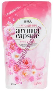 Кондиционер для белья Porinse Aroma Capsule Роза, CJ LION   300 мл (мягкая упаковка)