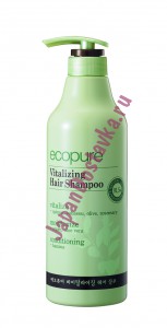 Витаминизирующий шампунь для волос Ecopure Vitalizing Hair Shampoo, FLOR DE MAN   700 мл