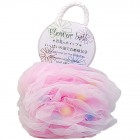 Мочалка для тела в форме шара Flower Ball (розовая, средняя жесткость), YOKOZUNA 1 шт Мочалка для тела в форме шара Flower Ball (розовая, средняя жесткость), YOKOZUNA 1 шт