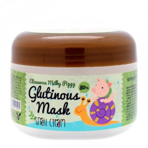 Крем-маска с муцином улитки Milky Piggy Glutinous Mask Snail Cream, ELIZAVECCA   100 г
