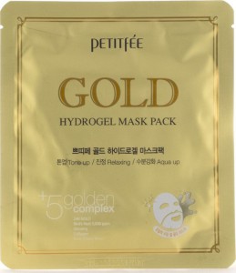Гидрогелевая маска для лица с золотым комплексом Gold Hydrogel Mask Pack, PETITFEE   32 г