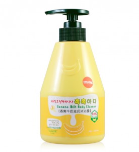 Гель для душа банановый Kwailnara Banana Milk Body Cleanser, WELCOS   560 г