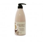 Гель для душа с кокосовым маслом Coconut Body Cleanser, WELCOS Корея 740 г Гель для душа с кокосовым маслом Coconut Body Cleanser, WELCOS Корея 740 г