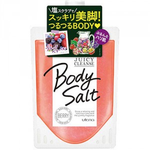 Скраб для тела на основе соли с ароматом ежевики Juicy Cleanse, UTENA  300 г