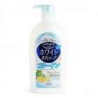Гель для душа с тальком Softymo White Collagen Body Soap Mint с ароматом мяты и лайма, KOSE COSMEPORT 600 мл (диспенсер) Гель для душа с тальком Softymo White Collagen Body Soap Mint с ароматом мяты и лайма, KOSE COSMEPORT 600 мл (диспенсер)