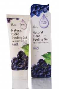 Очищающий и освежающий пилинг-скатка с экстрактом винограда Grape Natural Clean Peeling Gel, EKEL   180 мл