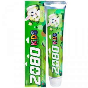 Детская зубная паста со вкусом яблока Dental Clinic 2080 Kids Apple Toothpaste (2+), KERASYS   80 г