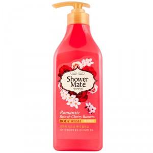 Гель для душа Роза и Вишневый Цвет Shower Mate Body Wash Romantic Rose & Cherry Blossom, KERASYS   550 г