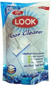 Средство для мытья пола Пыль на Замок Look Floor Cleaner (Голубой Океан), CJ LION  800 мл (запаска)