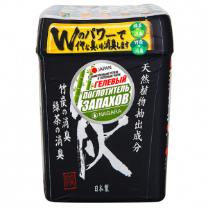 Поглотитель запаха гелевый с бамбуковым углем и зеленым чаем, NAGARA  320 г