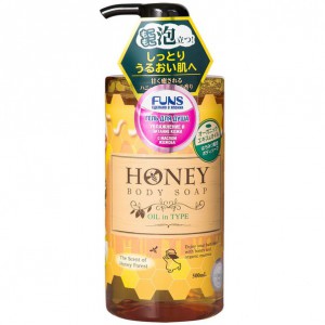 Жидкое мыло для тела (гель для душа) с экстрактом меда и медового леса Honey, DAIICHI  500 мл