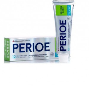 Зубная паста с тройной системой контроля свежего дыхания Breath care PERIOE, LG H&H   (охлаждающая мята) 100 г