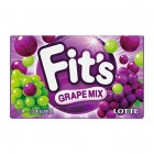 Жевательная резинка Fits Grape Mix, LOTTE 24,6 г Жевательная резинка Fits Grape Mix, LOTTE 24,6 г