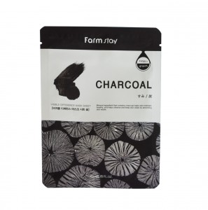 Тканевая маска с углем Visible Difference Mask Sheet Charcoal, FARMSTAY   23 мл