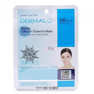 Косметическая маска с коллагеном и экстрактом шелковицы White Collagen Essence Mask, DERMAL   23 г