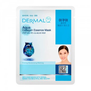 Косметическая маска с коллагеном и морской водой Aqua Collagen Essence Mask, DERMAL   23 г