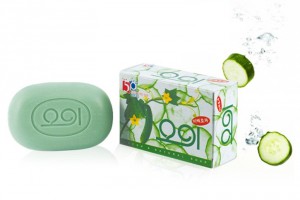 Мыло туалетное с экстрактом огурца New Cucumber soap, CLIO   100 г