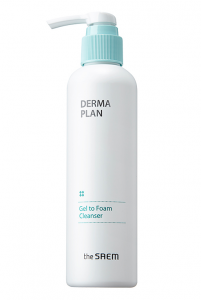 Гель-пенка для умывания Derma Plan Gel to Foam Cleanser, THE SAEM   180 мл