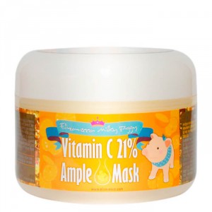 Осветляющая разогревающая маска с содержанием витамина С Milky Piggy Vitamin C 21 Ample Mask, ELIZAVECCA   100 мл