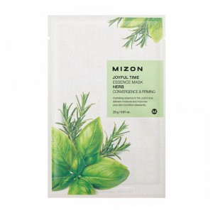 Тканевая маска для лица с комплексом травяных экстрактов Joyful Time Essence Mask Herb, MIZON   23 мл