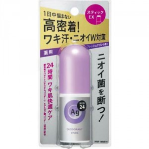 Стик дезодорант-антиперспирант Ag DEO24, SHISEIDO  (с ионами серебра с ароматом свежести) 20 г