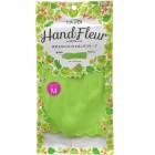 Тонкие виниловые перчатки с фиксацией на кончиках пальцев Hand Fleur (длинные, размер М, салатовые), ST 1 пара Тонкие виниловые перчатки с фиксацией на кончиках пальцев Hand Fleur (длинные, размер М, салатовые), ST 1 пара