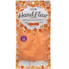 Тонкие виниловые перчатки с фиксацией на кончиках пальцев Hand Fleur (длинные, размер М, оранжевые), ST 1 пара Тонкие виниловые перчатки с фиксацией на кончиках пальцев Hand Fleur (длинные, размер М, оранжевые), ST 1 пара