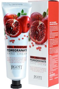 Увлажняющий крем для рук с экстрактом граната Real Moisture Pomegranate Hand Cream, JIGOTT   100 мл
