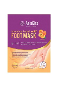 Интенсивно-восстанавливающая маска-носочки Абрикос, ASIAKISS   25 г