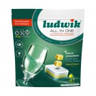 Таблетки для посудомоечных машин в водорастворимой упаковке Ludwik All in One Lemon (Польша), INCO 41 шт. Таблетки для посудомоечных машин в водорастворимой упаковке Ludwik All in One Lemon (Польша), INCO 41 шт.