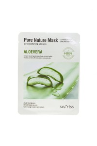 Маска для лица тканевая успокаивающая Secriss Pure Nature Mask Pack Aloevera, ANSKIN   25 мл