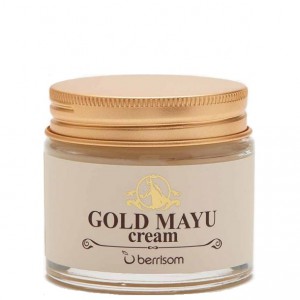 Крем для лица с лошадиным жиром Gold Mayu Cream, BERRISOM   70 г