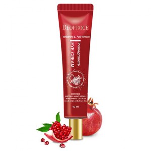 Крем для глаз антивозрастной Whitening and Anti-Wrinkle Pomegranate Eye Cream, DEOPROCE   40 мл