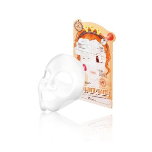 Трехшаговая маска для лица увлажняющая Aqua White Water Illuminate Mask Pack, ELIZAVECCA   25 мл/2 мл/2 мл