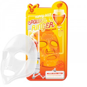 Питательная тканевая маска для лица с экстрактом мёда Honey Deep Power Ringer Mask Pack, ELIZAVECCA   23 мл