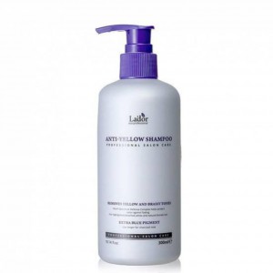 Шампунь оттеночный против желтизны волос Anti Yellow Shampoo, LADOR   300 мл