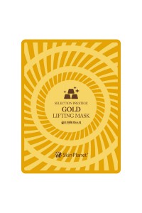 Маска для лица тканевая с золотом Лифтинг-эффект Skin Planet Gold Lifting Mask, MIJIN   25 г