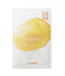 Маска тканевая с экстрактом картофеля Natural Potato Mask Sheet, THE SAEM   21 мл